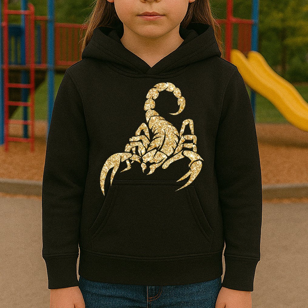 Sparkly Scorpion  Kids Hoodie