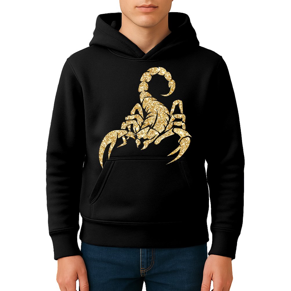 Sparkly Scorpion  Kids Hoodie