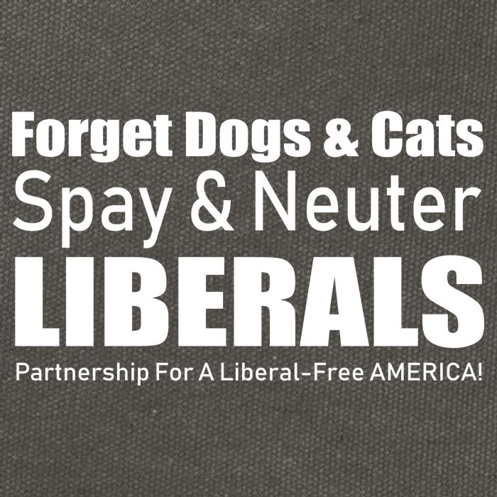 Spay & Neuter Liberals  Cotton Canvas Backpack