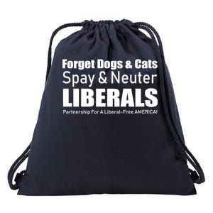 Spay & Neuter Liberals  Drawstring Bag