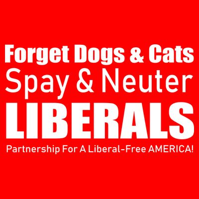 Spay & Neuter Liberals  T-Shirt