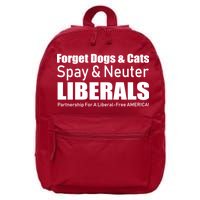 Spay & Neuter Liberals  16 in Basic Backpack