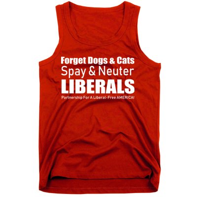 Spay & Neuter Liberals  Tank Top