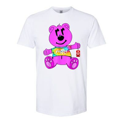 Sorry Pink Bear Valentines Day Tee Funny Sorry Pink Bear Softstyle® CVC T-Shirt