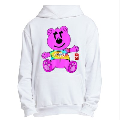 Sorry Pink Bear Valentines Day Tee Funny Sorry Pink Bear Urban Pullover Hoodie