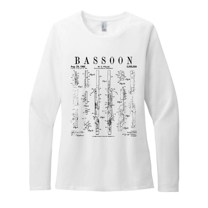 Smart People Bassoon Player Womens CVC Long Sleeve Shirt