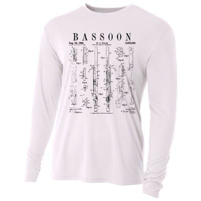 Smart People Bassoon Player Cooling Performance Long Sleeve Crew