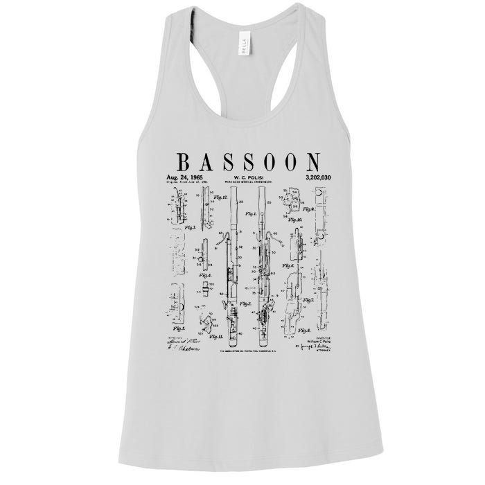 Smart People Bassoon Player Women's Racerback Tank