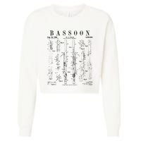 Smart People Bassoon Player Cropped Pullover Crew