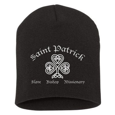 Saint Patrick Bishop Missionary St. Patrick's Day Short Acrylic Beanie