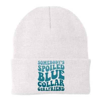 Spoiled Partner Blue Collar Edition Knit Cap Winter Beanie