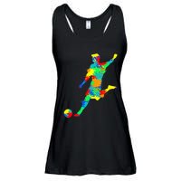 Soccer Player Boy Ladies Essential Flowy Tank