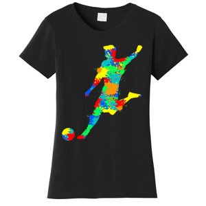 Soccer Player Boy Women's T-Shirt