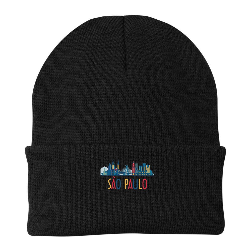 Sao Paulo Brazil Skyline Brazil Souvenir Gift Beanie