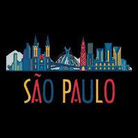 Sao Paulo Brazil Skyline Brazil Souvenir Gift Drawstring Bag