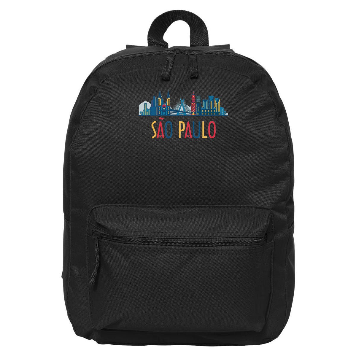 Sao Paulo Brazil Skyline Brazil Souvenir Gift 16 in Basic Backpack