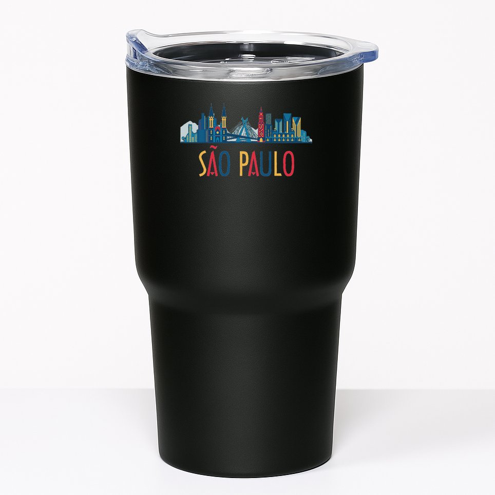 Sao Paulo Brazil Skyline Brazil Souvenir Gift Tumbler
