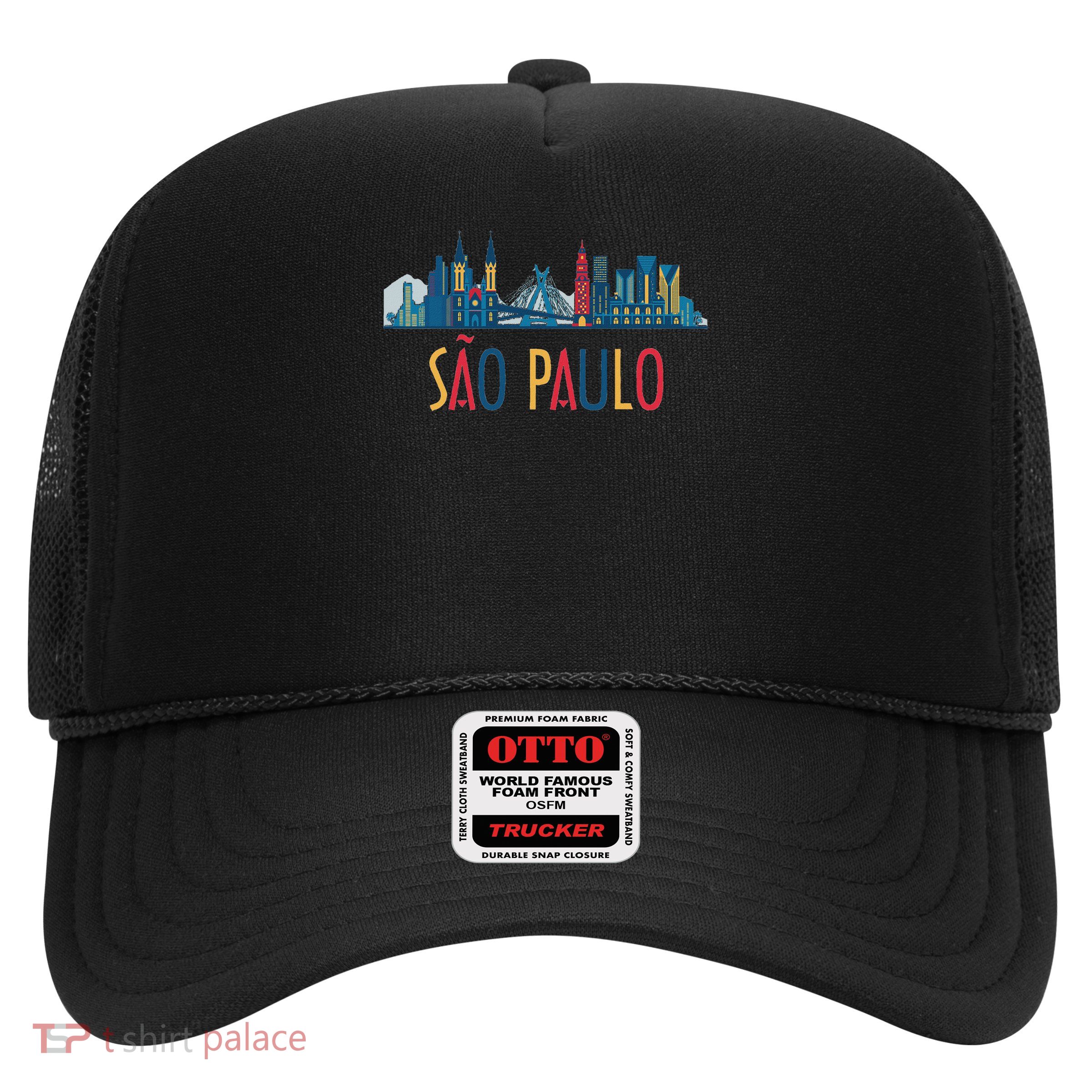 Sao Paulo Brazil Skyline Brazil Souvenir Gift Trucker Hat
