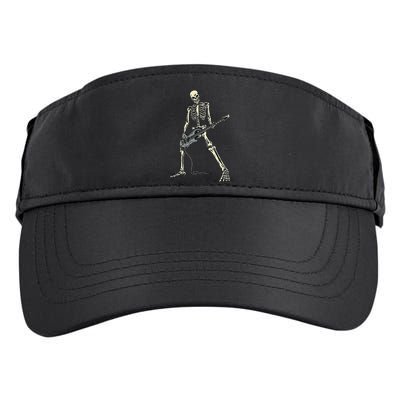 Skeleton Playing Bass For Bassist And Bass Guitar Players Adult Drive Performance Visor