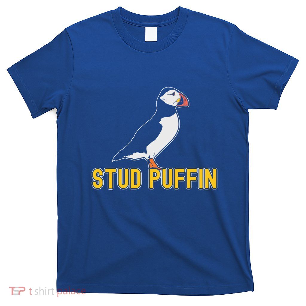 Stud Puffin Birthday Seabird Muffin Arctic Style Animals Cute Gift T-Shirt