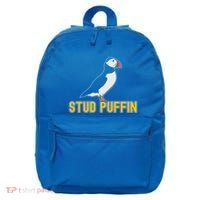 Stud Puffin Birthday Seabird Muffin Arctic Style Animals Cute Gift 16 in Basic Backpack