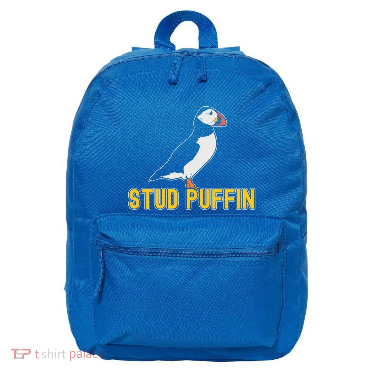Stud Puffin Birthday Seabird Muffin Arctic Style Animals Cute Gift 16 in Basic Backpack