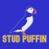 Stud Puffin Birthday Seabird Muffin Arctic Style Animals Cute Gift 16 in Basic Backpack