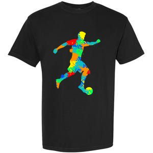 Soccer Player Boy Garment-Dyed Heavyweight T-Shirt