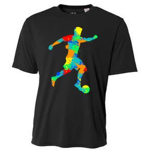 Soccer Player Boy Cooling Performance Crew T-Shirt