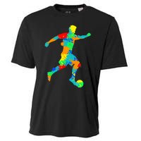 Soccer Player Boy Cooling Performance Crew T-Shirt