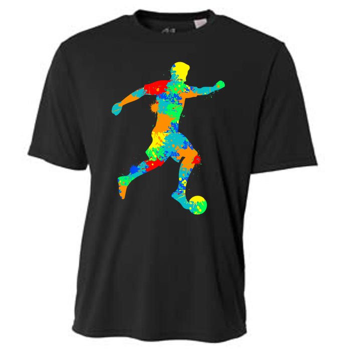 Soccer Player Boy Cooling Performance Crew T-Shirt