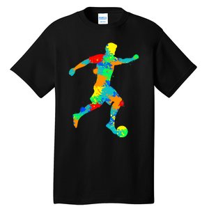 Soccer Player Boy Tall T-Shirt