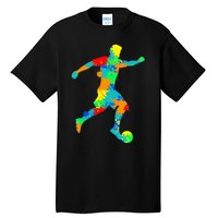 Soccer Player Boy Tall T-Shirt