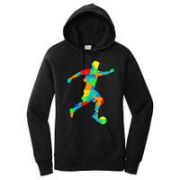 Soccer Player Boy Women's Pullover Hoodie