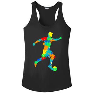 Soccer Player Boy Ladies PosiCharge Competitor Racerback Tank