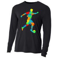 Soccer Player Boy Cooling Performance Long Sleeve Crew