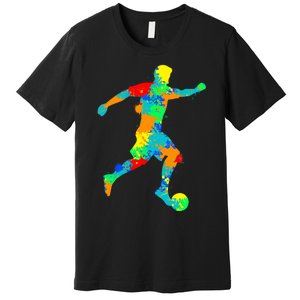 Soccer Player Boy Premium T-Shirt