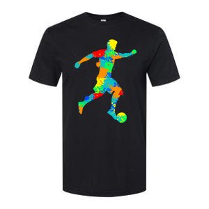 Soccer Player Boy Softstyle CVC T-Shirt