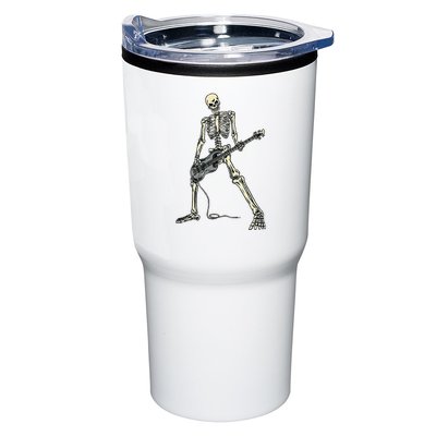 Skeleton Playing Bass For Bassist And Guitar Bass Players Tumbler