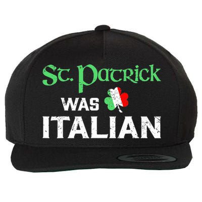 St Patrick's Boy Day Pajama St Patricks Was Italian Saint Wool Snapback Cap