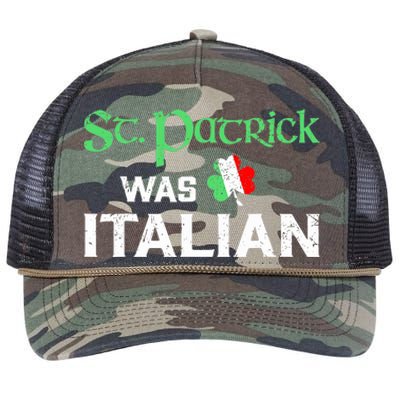 St Patrick's Boy Day Pajama St Patricks Was Italian Saint Retro Rope Trucker Hat Cap