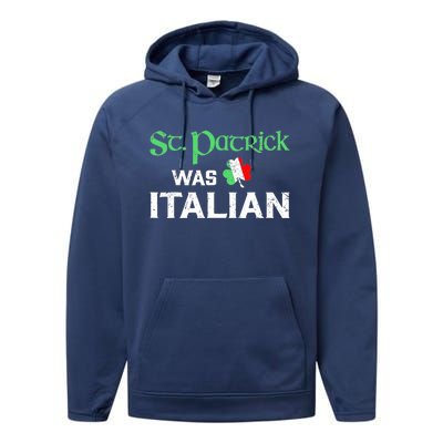 St Patrick's Boy Day Pajama St Patricks Was Italian Saint Performance Fleece Hoodie