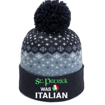 St Patrick's Boy Day Pajama St Patricks Was Italian Saint The Baniff Cuffed Pom Beanie