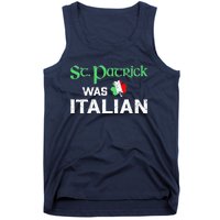 St Patrick's Boy Day Pajama St Patricks Was Italian Saint Tank Top