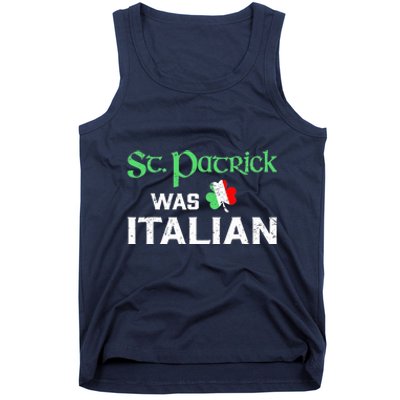 St Patrick's Boy Day Pajama St Patricks Was Italian Saint Tank Top