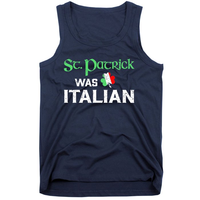 St Patrick's Boy Day Pajama St Patricks Was Italian Saint Tank Top