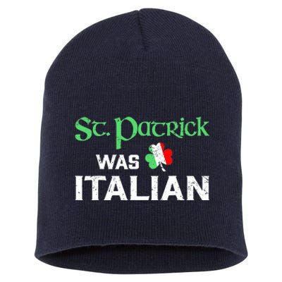 St Patrick's Boy Day Pajama St Patricks Was Italian Saint Short Acrylic Beanie