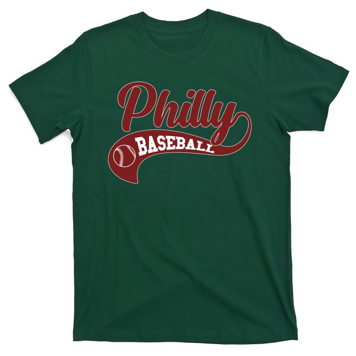 Sporty Philly Baseball Logo T-Shirt