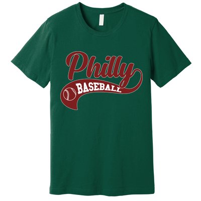 Sporty Philly Baseball Logo Premium T-Shirt