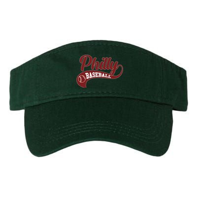 Sporty Philly Baseball Logo Valucap Bio-Washed Visor